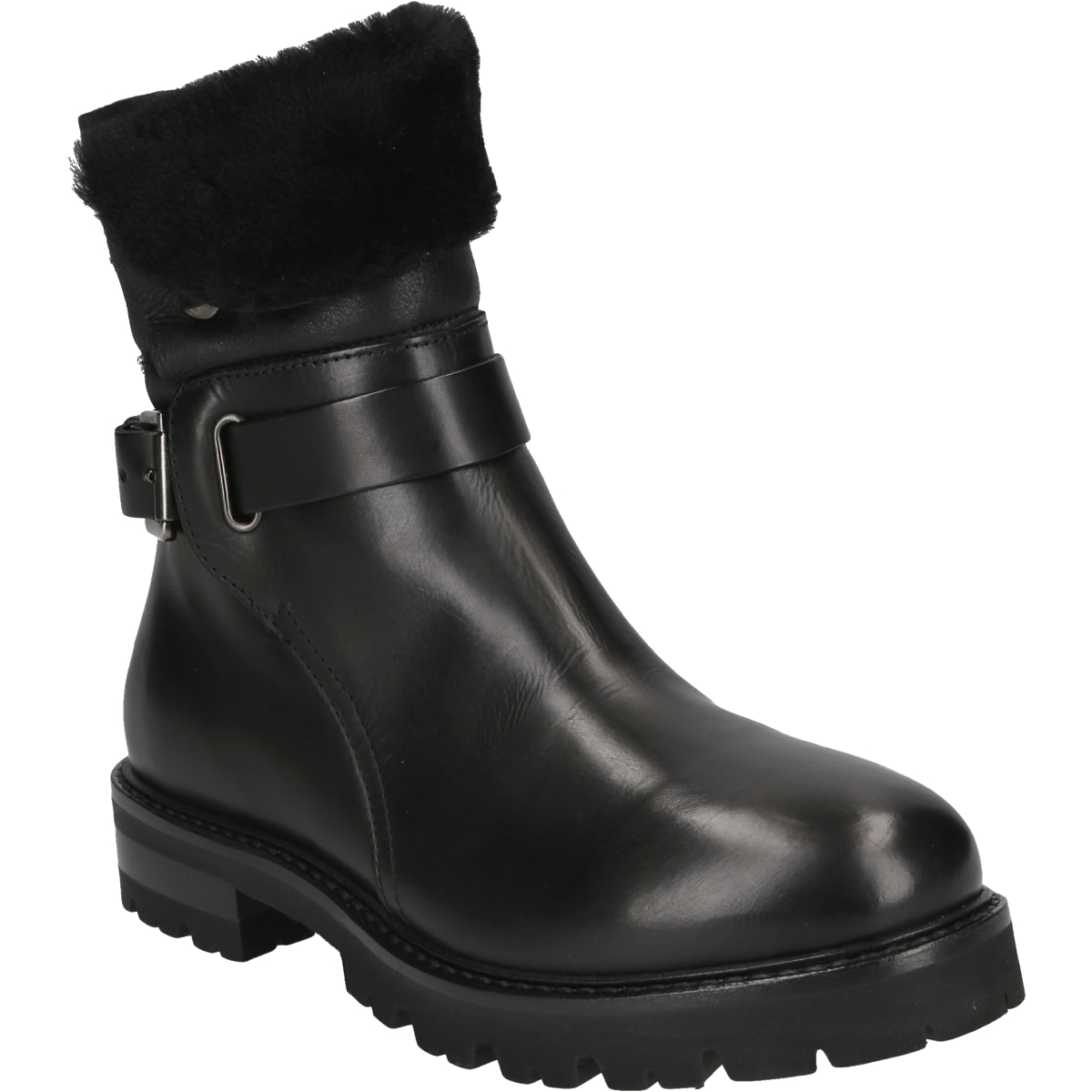 agl leather biker boot