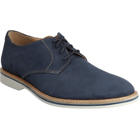 clarks atticus lace blue