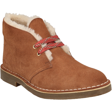 clarks shearling boots