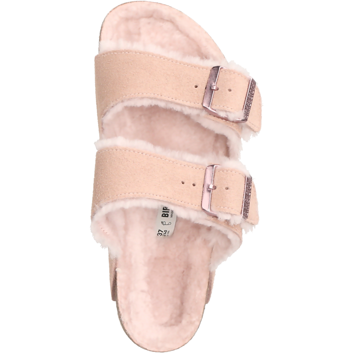 pink fur birkenstocks