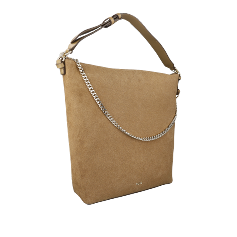 Boss Yelena Hobo Bags in Beige