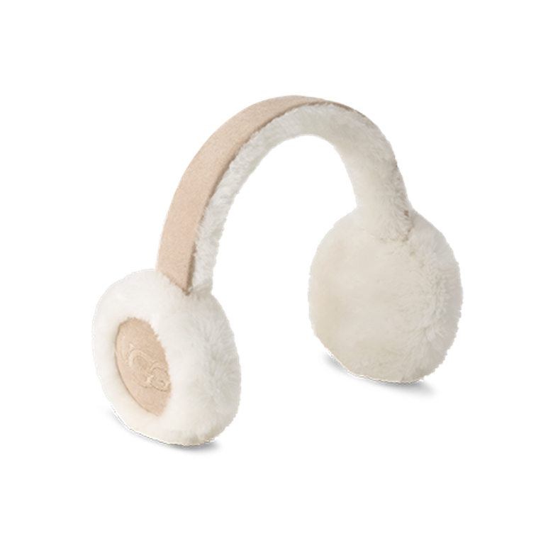 UGG 20955-SAN SHEEPSKIN EMBROIDERY EARMUFF Hats & Scarves in beige