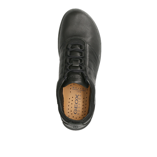 GEOX U52D7A 00046 C9999 lace-up shoes in black