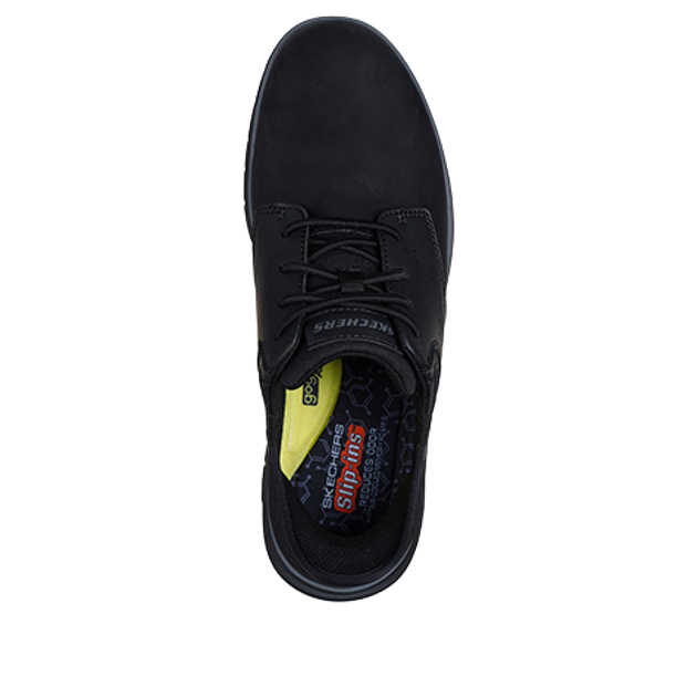 Skechers 205249 BLK ORELL lace-up shoes in black