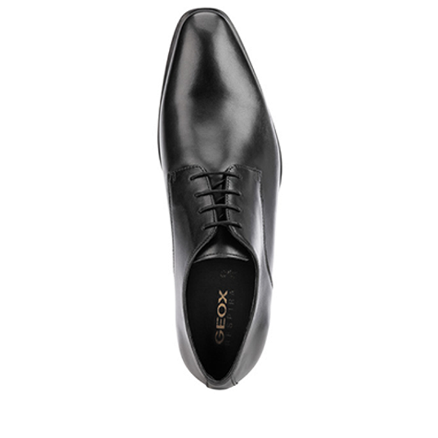 GEOX UOMO HIGH LIFE lace-up shoes in black