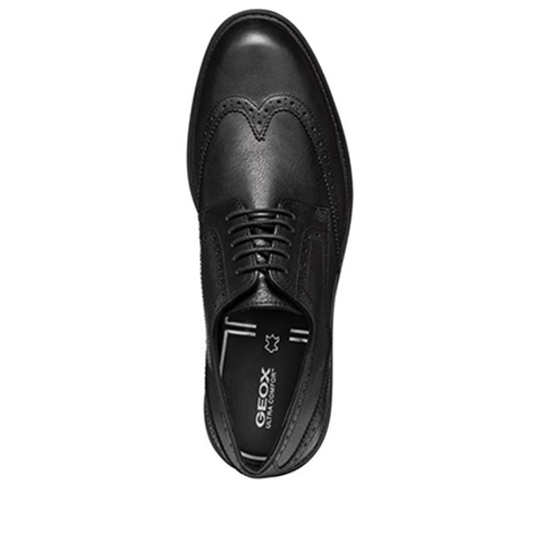 GEOX WALK PLEASURE lace-up shoes in black