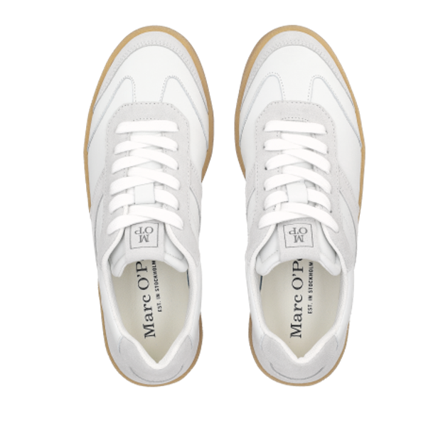 Marc O' Polo COURT M 4A1 lace-up shoes in white