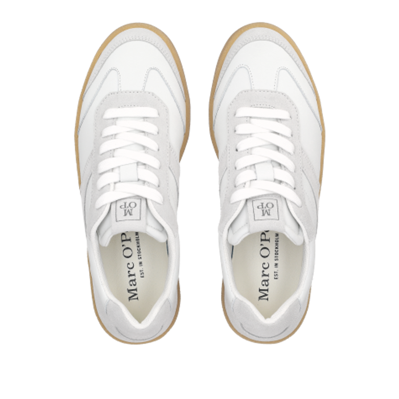 Marc O' Polo COURT M 4A1 lace-up shoes in white