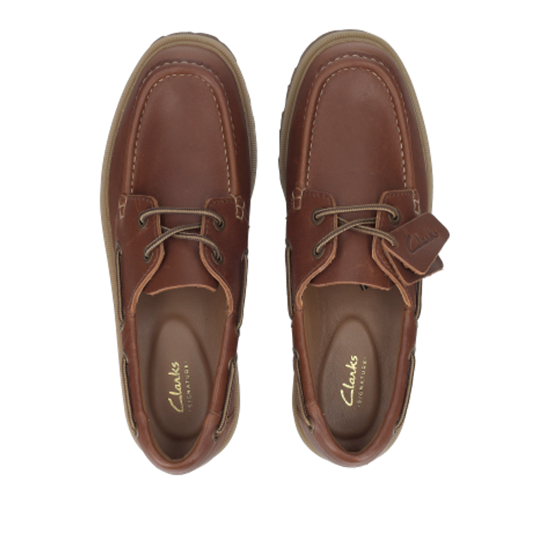 Clarks Cleyhill Boat 26186176 7 Lace-up shoes in brown