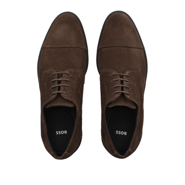 Boss Tayil_Derb Lace-Up Shoes in Brown