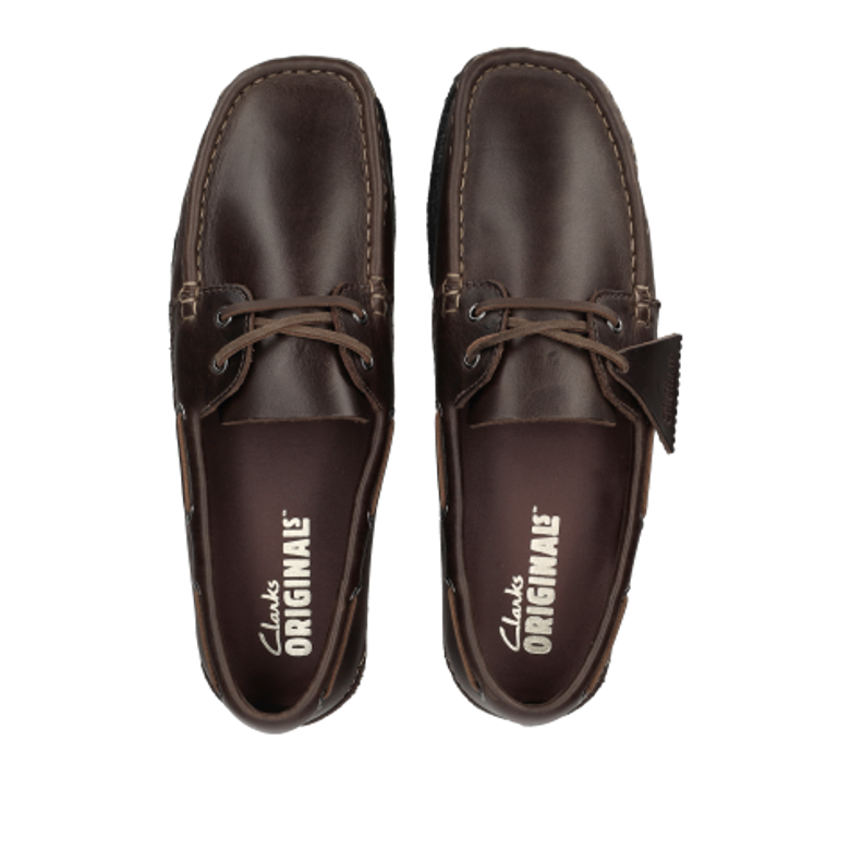 Clarks Godney Boat 26185683 7 Lace-up shoes in brown