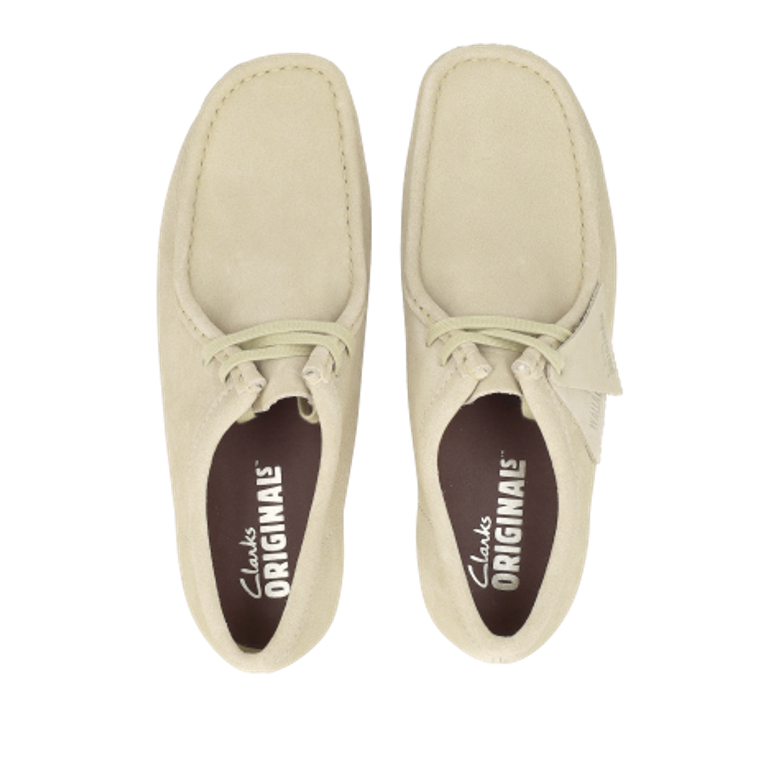 Clarks Wallabee 26188318 7 Schnürschuhe in beige