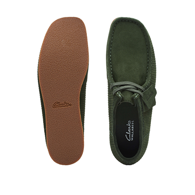 Clarks Wallabee Evo 26173604 7 Lace-up shoes in green