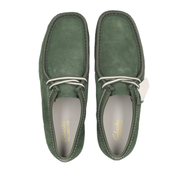 Clarks WallabeeEVO 26186170 7 Schnürschuhe in grün