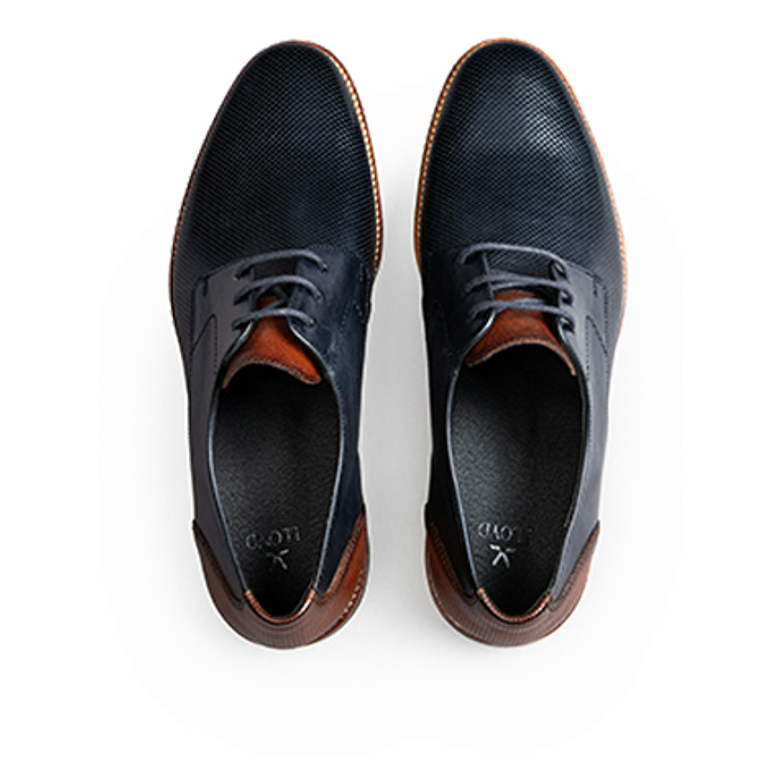 Lloyd 16-017-19 DRIFT 110 lace-up shoes in blue