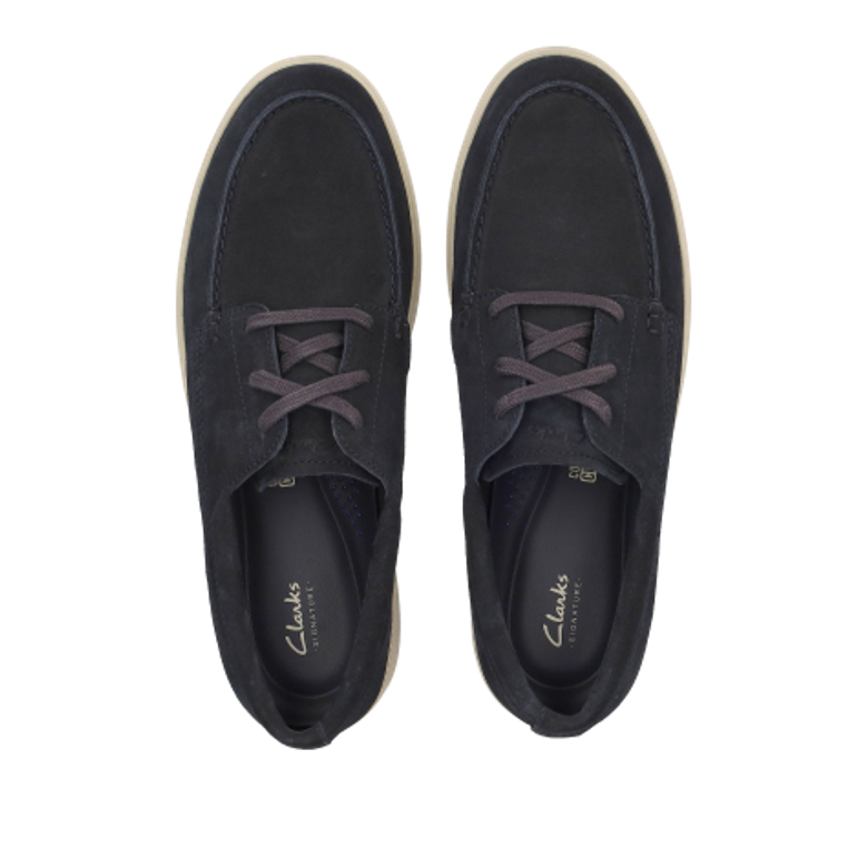 Clarks Lockford Boat 26186188 7 Lace-up shoes in blue