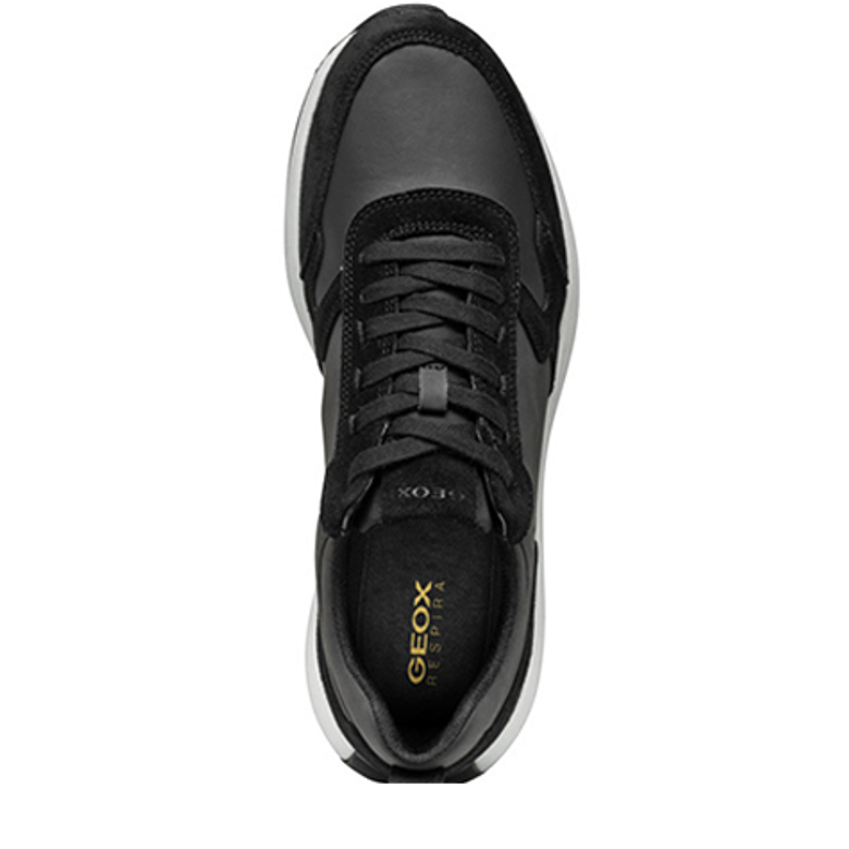 GEOX VOLPIANO sneaker in black