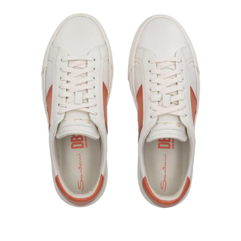 Santoni 21779 I50 sneaker in white