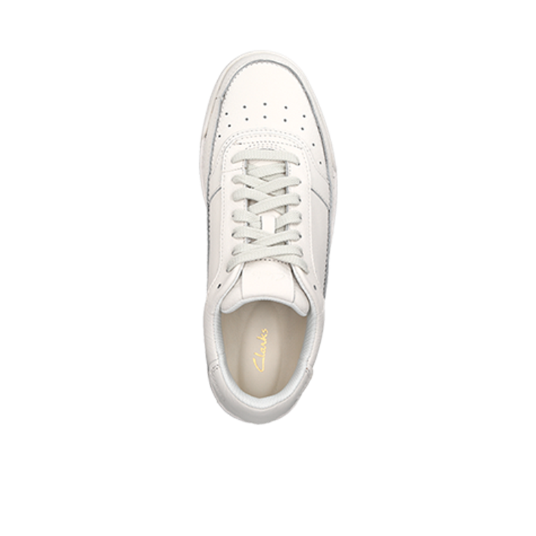 Clarks Craft Court Lace sneaker in white