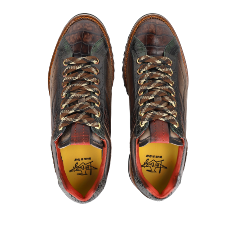 Lorenzi 17860 MESSICO TESTA DI MORO Sneaker in braun