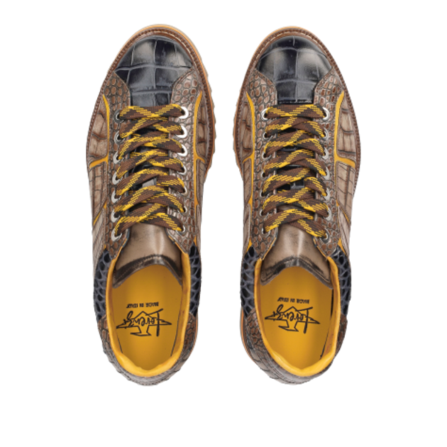 Lorenzi 17071 BUGATTI NERO sneaker in gray