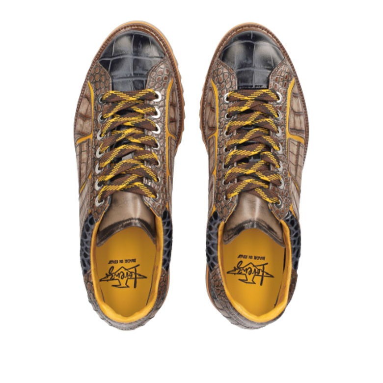 Lorenzi 17071 BUGATTI NERO sneaker in gray