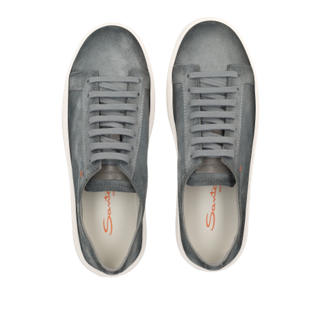 Santoni 21571 G18 sneaker in gray