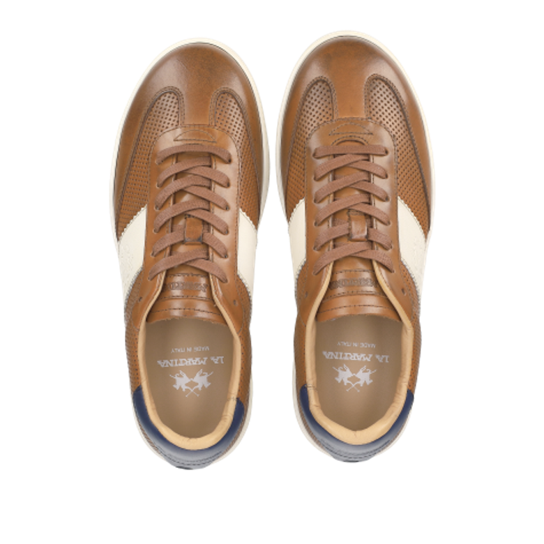 La Martina TODI sneaker in brown