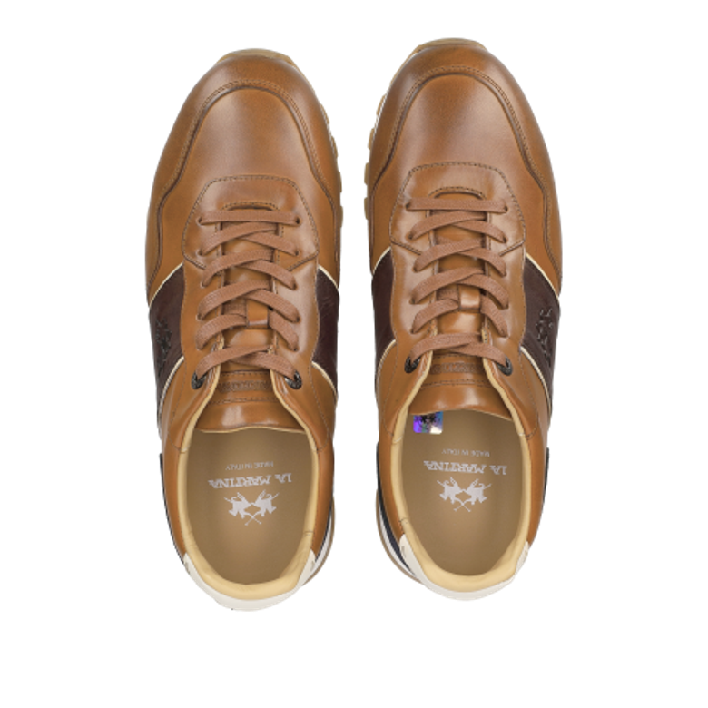 La Martina TODI sneaker in brown