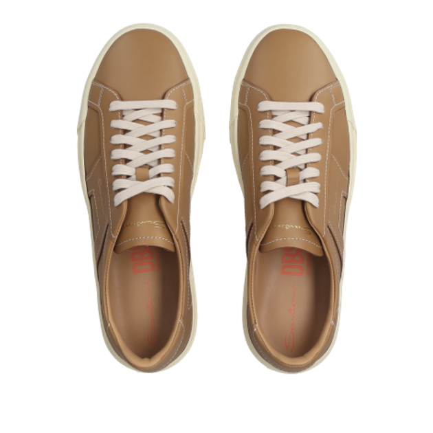 Santoni 21964 M40 sneaker in brown