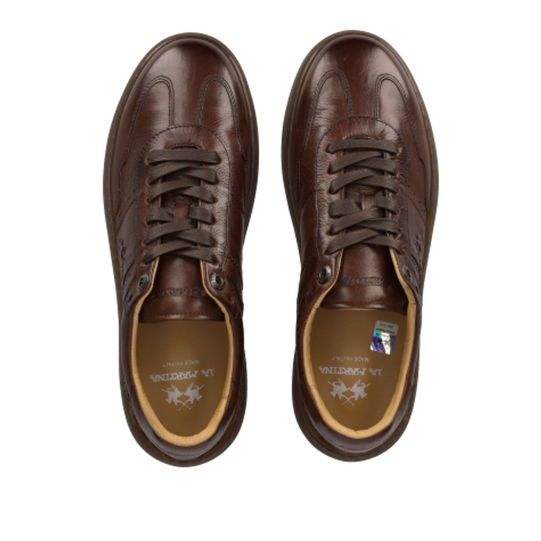 La Martina FRIDA sneaker in brown