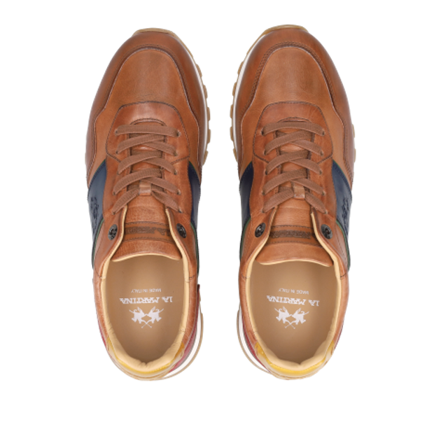 La Martina SAN TELMO sneaker in brown