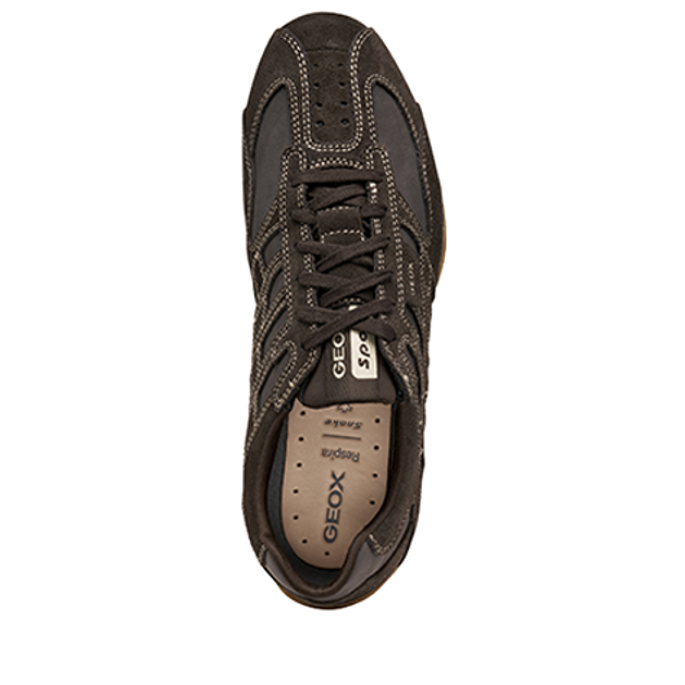 GEOX SNAKE sneaker in brown