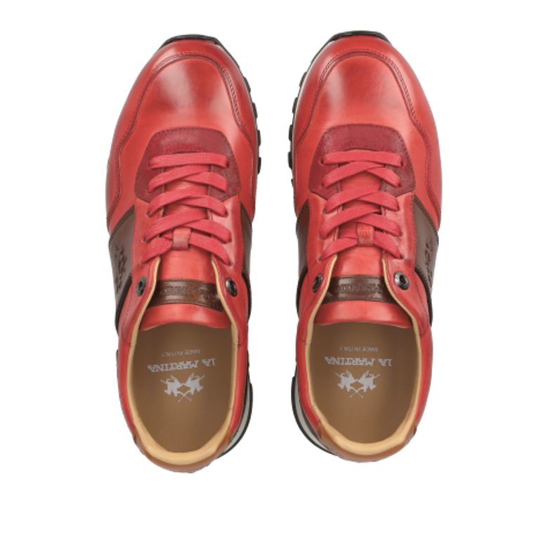 La Martina TODI sneaker in red