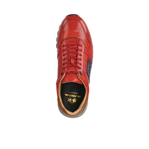 La Martina SCARPA ROSSO BLU sneaker in red