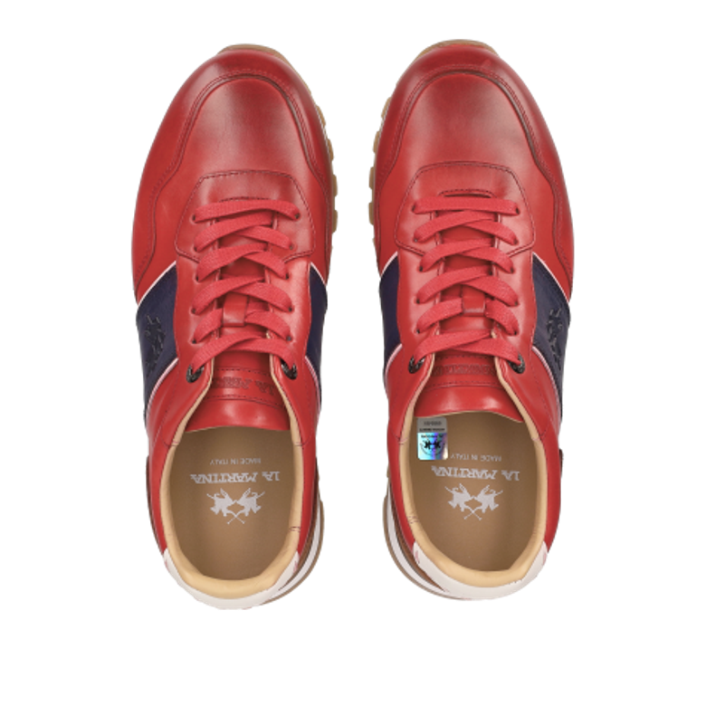 La Martina TODI sneaker in red