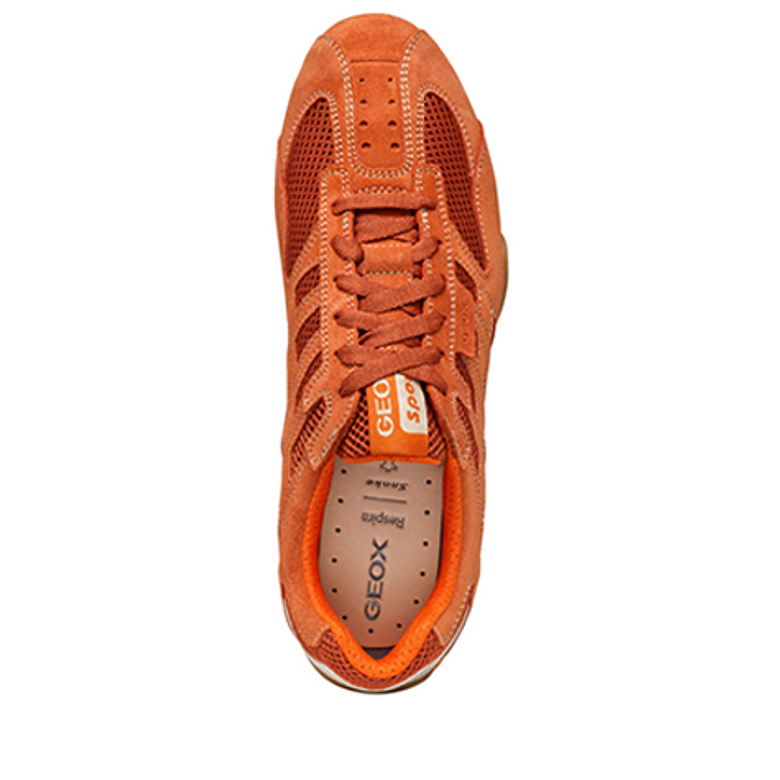 GEOX SNAKE sneaker in orange