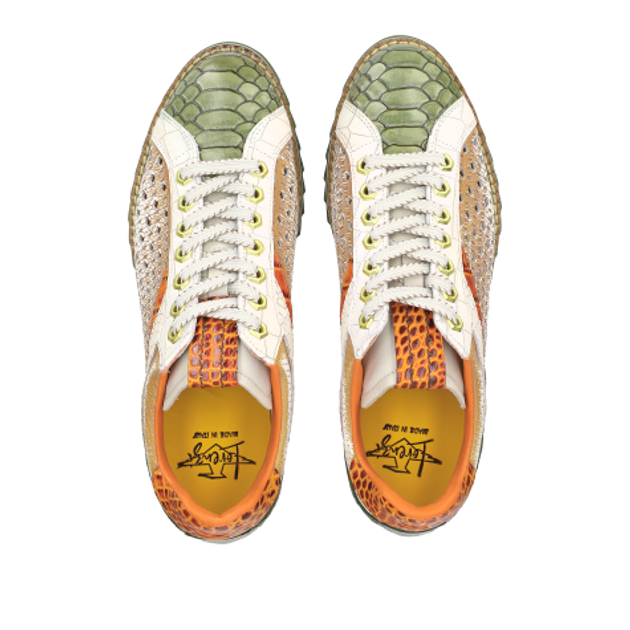 Lorenzi 17598 Fresh Verde sneaker in green