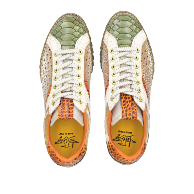 Lorenzi 17598 Fresh Verde sneaker in green