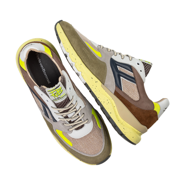 Floris van Bommel De Treener Sneaker in grün