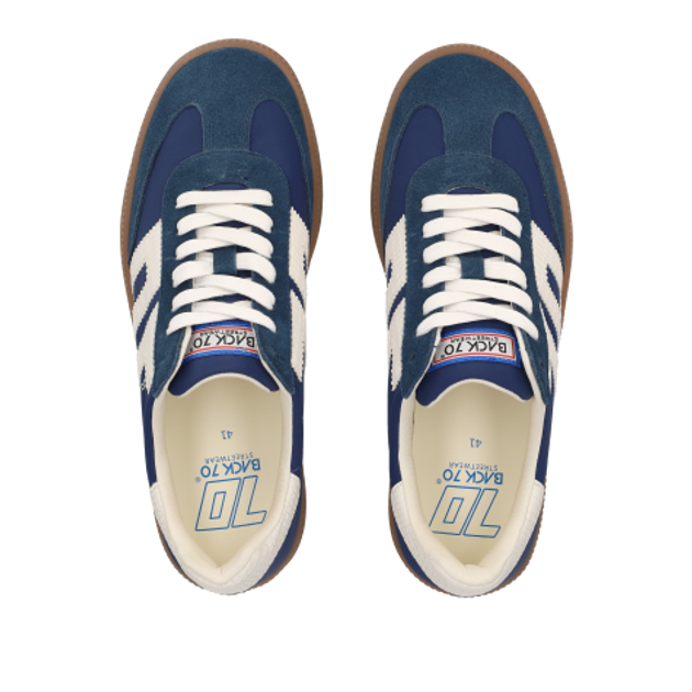 BACK 70 108028-000009 DOUBLE V26 sneaker in blue
