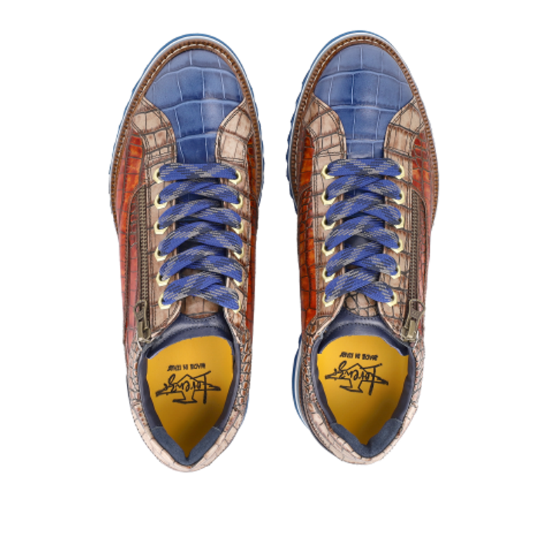 Lorenzi 9634 BUGATTI AL COBANDO Sneaker in blau