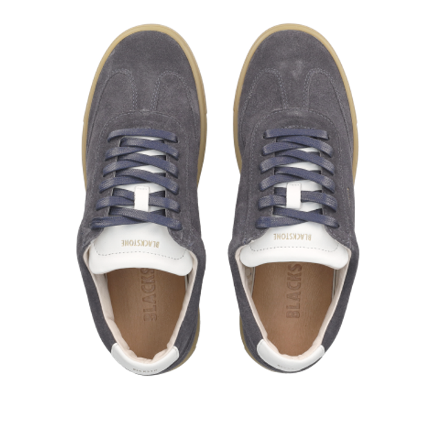 Blackstone DG517 BOULEVARD WHITE sneaker in blue