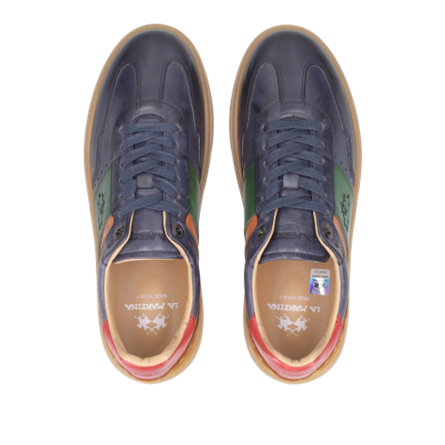 La Martina HERITAGE SNEAKER sneaker in blue