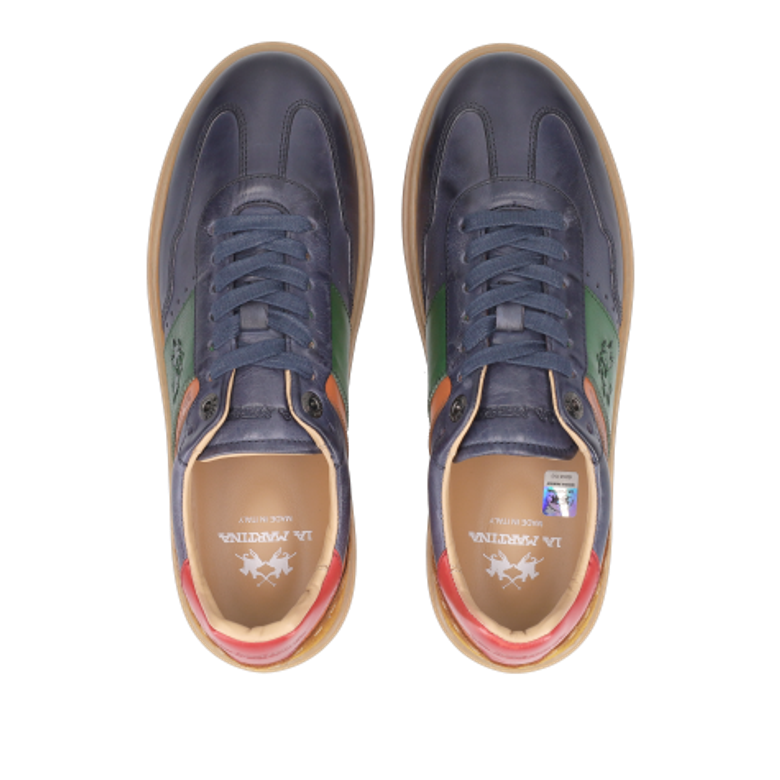 La Martina HERITAGE SNEAKER sneaker in blue