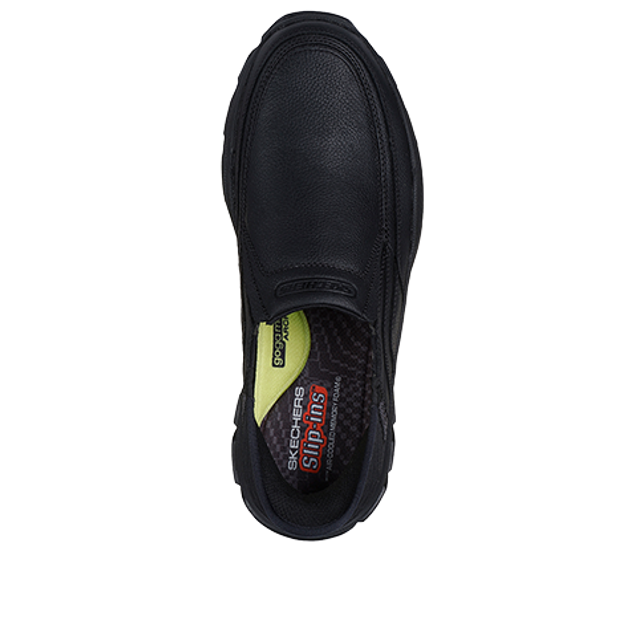 Skechers RESPECTED slip-on shoes in black