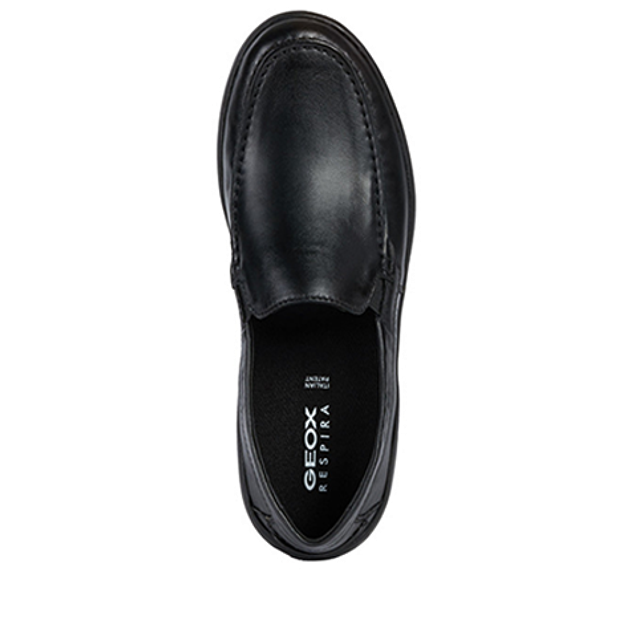 GEOX LEITAN slip-on shoe in black