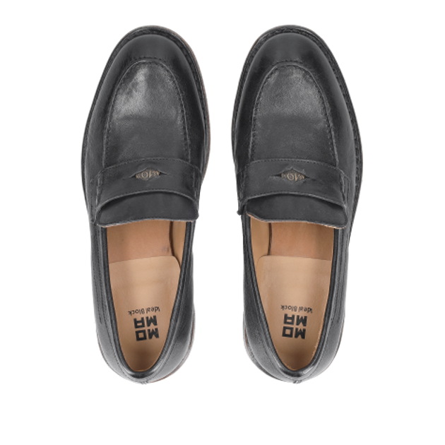 Moma 10501E-PEP NERO slip-on shoe in black