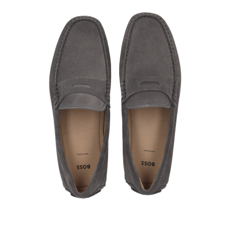 Boss Noel_Mocc loafers in gray