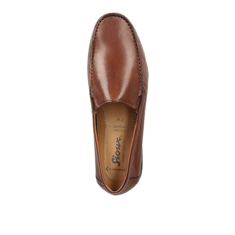 Sioux 36621 GION-XL slip-on shoe in brown